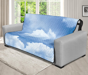 Sky Cloud Print Futon Protector