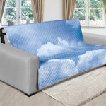 Sky Cloud Print Futon Protector