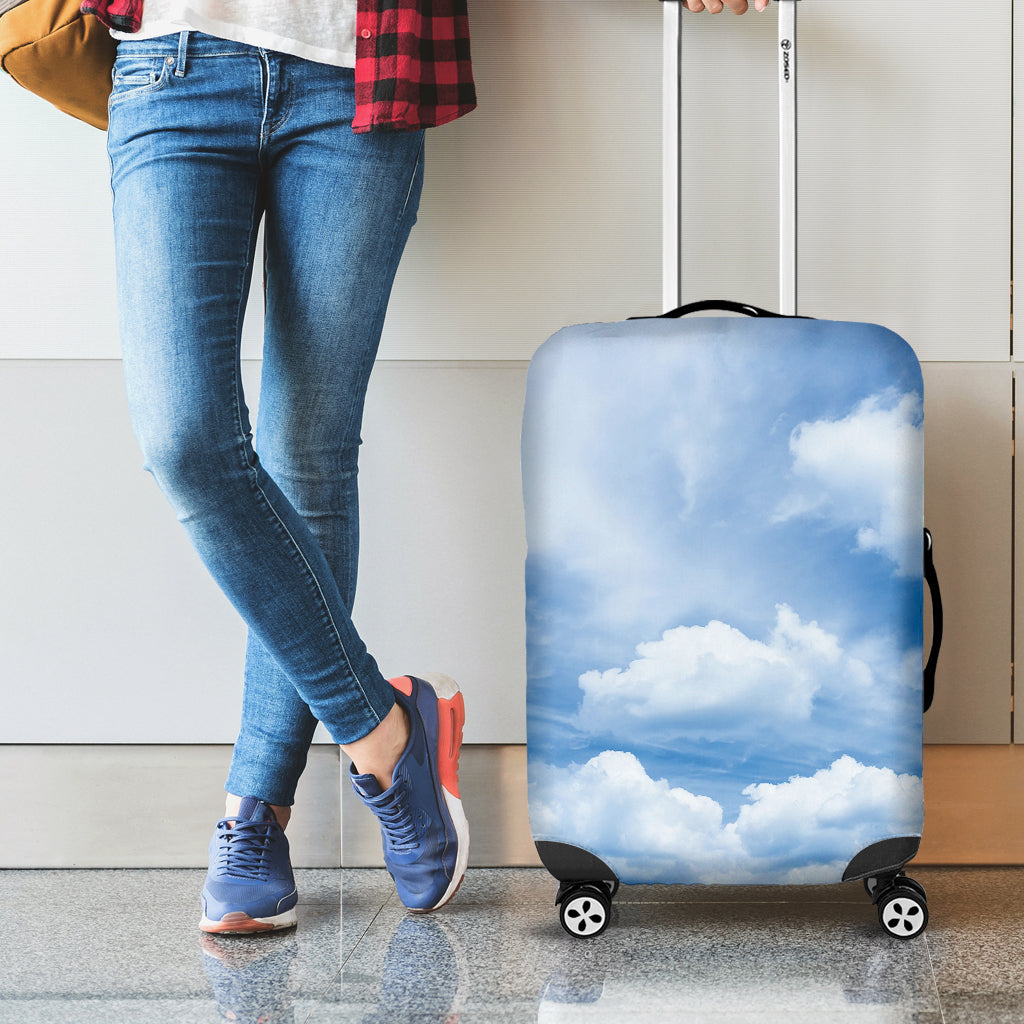 Sky Cloud Print Luggage Cover