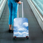 Sky Cloud Print Luggage Cover