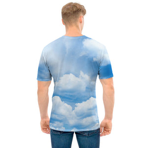 Sky Cloud Print Men's T-Shirt