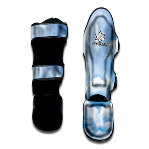 Sky Cloud Print Muay Thai Shin Guard