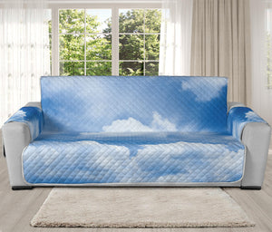 Sky Cloud Print Oversized Sofa Protector