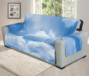 Sky Cloud Print Oversized Sofa Protector