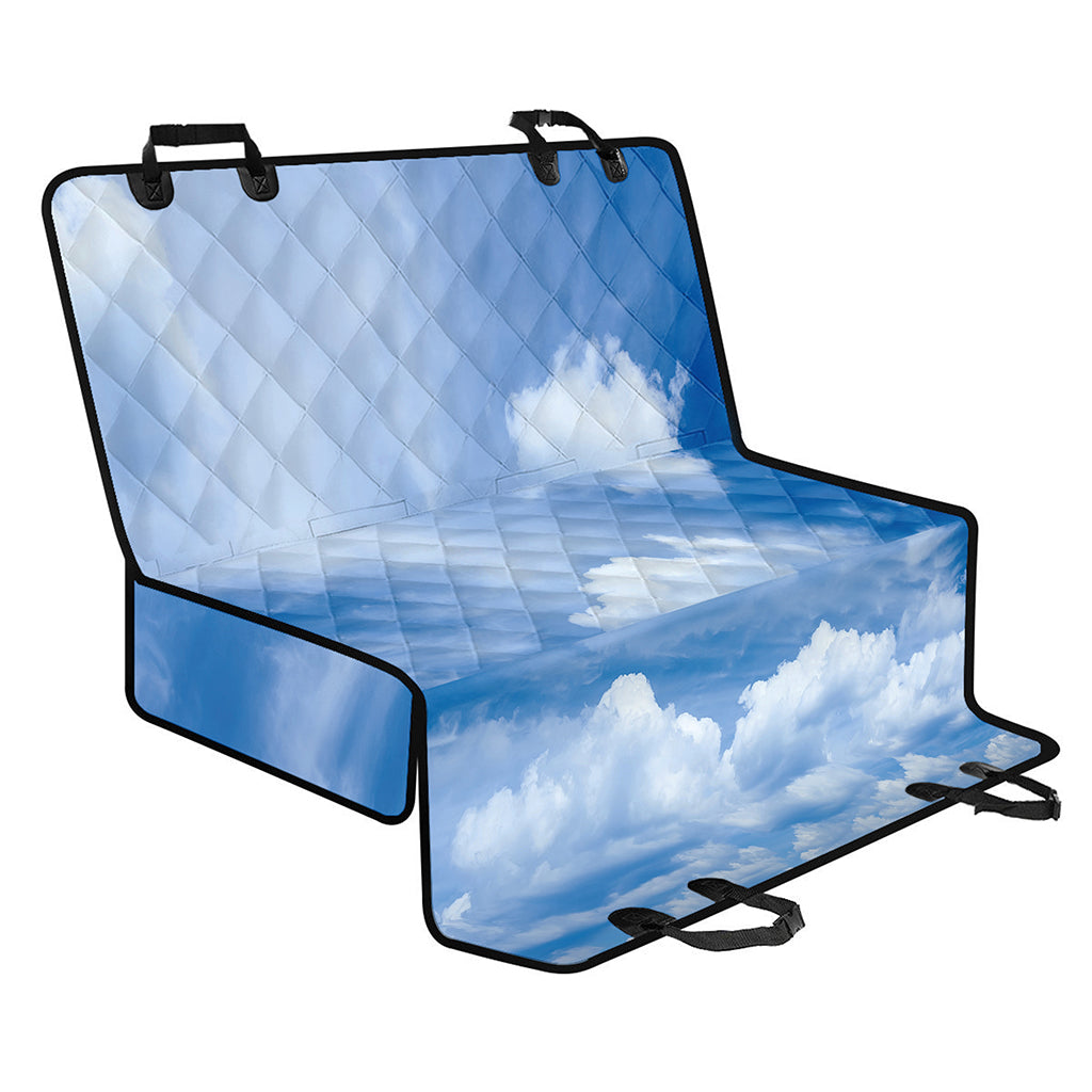 Sky Cloud Print Pet Car Back Seat Cover