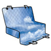 Sky Cloud Print Pet Car Back Seat Cover