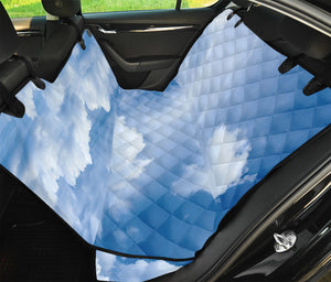 Sky Cloud Print Pet Car Back Seat Cover