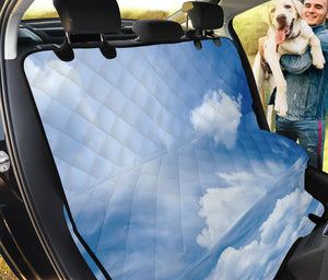 Sky Cloud Print Pet Car Back Seat Cover