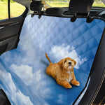 Sky Cloud Print Pet Car Back Seat Cover