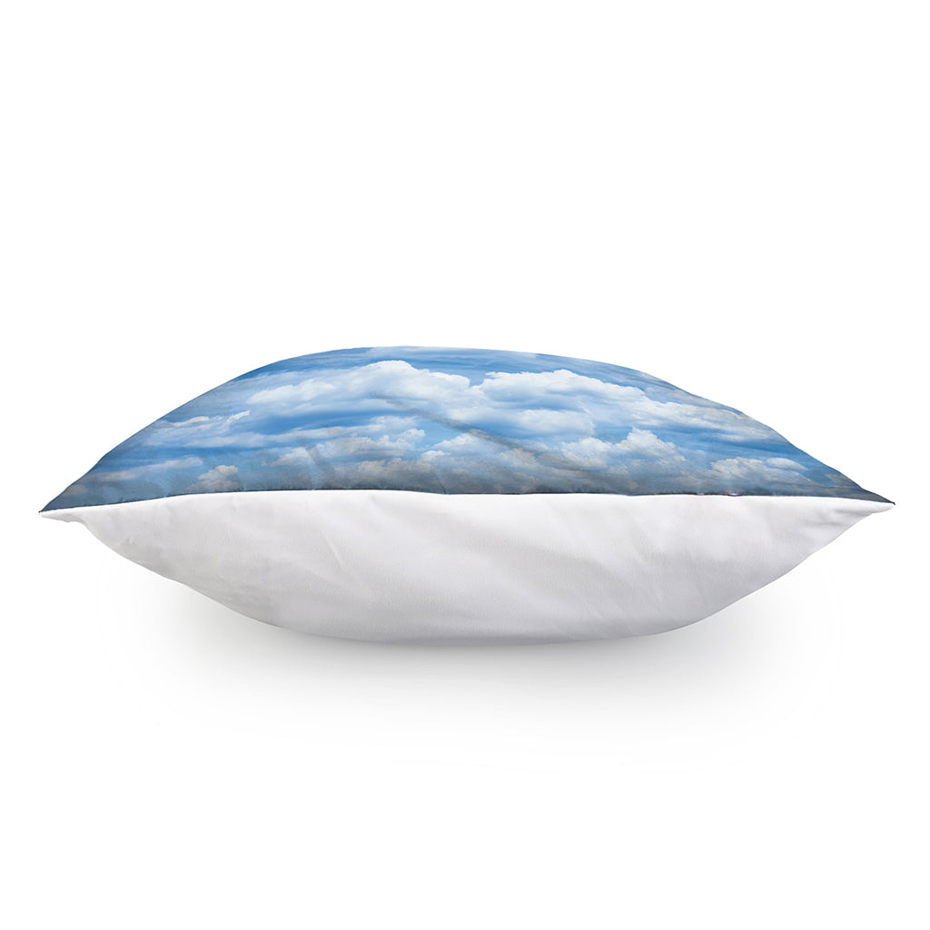 Sky Cloud Print Pillow Cover