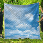 Sky Cloud Print Quilt