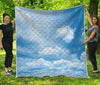 Sky Cloud Print Quilt