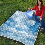 Sky Cloud Print Quilt