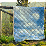 Sky Cloud Print Quilt