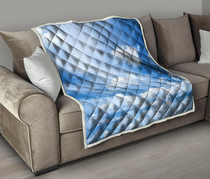 Sky Cloud Print Quilt