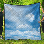 Sky Cloud Print Quilt