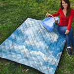 Sky Cloud Print Quilt