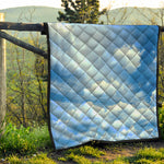 Sky Cloud Print Quilt