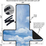 Sky Cloud Print Recliner Protector