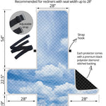 Sky Cloud Print Recliner Protector