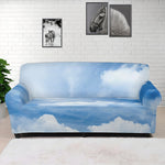 Sky Cloud Print Sofa Cover