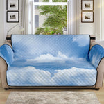 Sky Cloud Print Sofa Protector