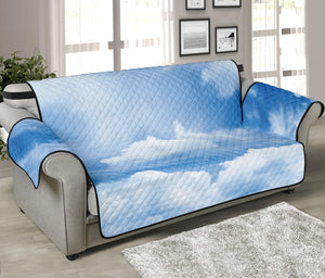 Sky Cloud Print Sofa Protector