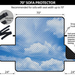 Sky Cloud Print Sofa Protector