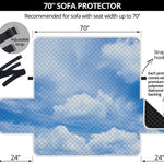 Sky Cloud Print Sofa Protector