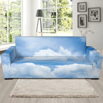 Sky Cloud Print Sofa Slipcover