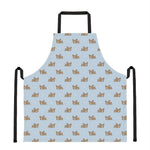 Sleeping Chihuahua Pattern Print Apron