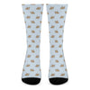 Sleeping Chihuahua Pattern Print Crew Socks