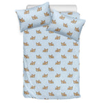 Sleeping Chihuahua Pattern Print Duvet Cover Bedding Set