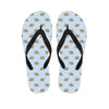 Sleeping Chihuahua Pattern Print Flip Flops