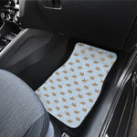 Sleeping Chihuahua Pattern Print Front and Back Car Floor Mats