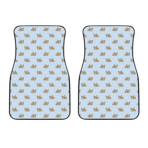 Sleeping Chihuahua Pattern Print Front Car Floor Mats