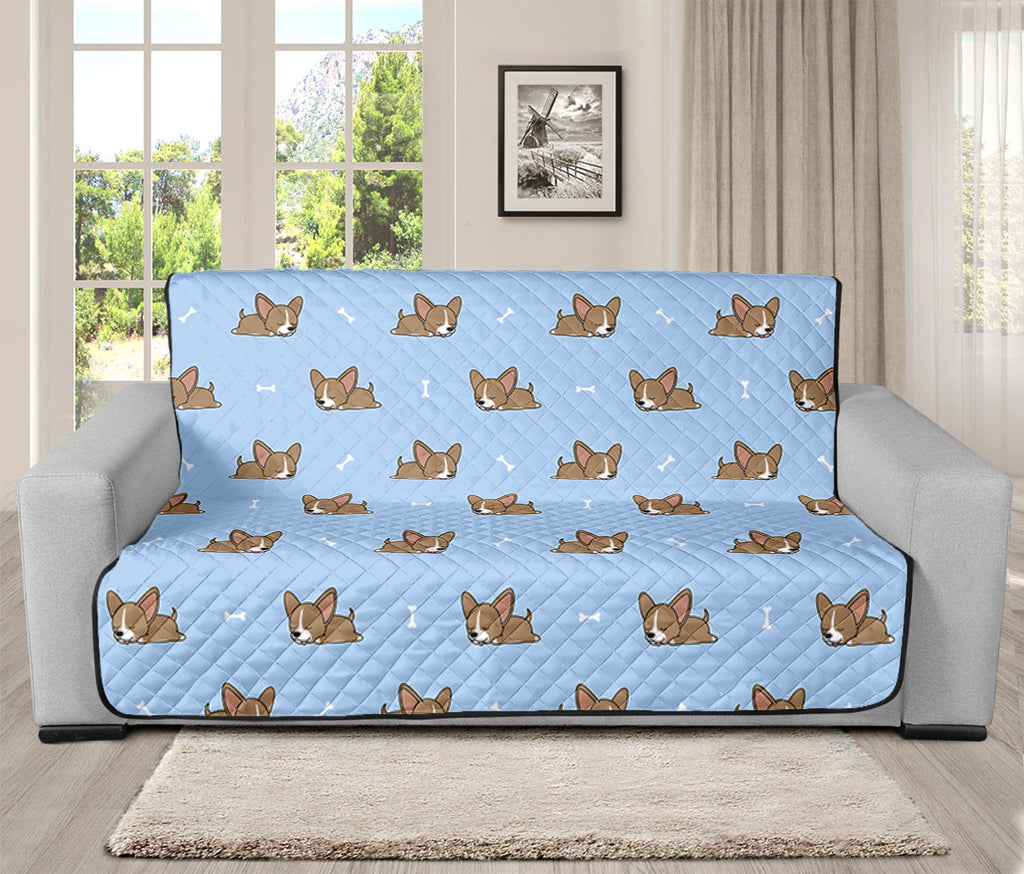 Sleeping Chihuahua Pattern Print Futon Protector