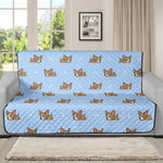 Sleeping Chihuahua Pattern Print Futon Protector