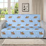 Sleeping Chihuahua Pattern Print Futon Protector