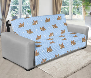 Sleeping Chihuahua Pattern Print Futon Protector