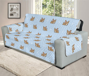 Sleeping Chihuahua Pattern Print Oversized Sofa Protector