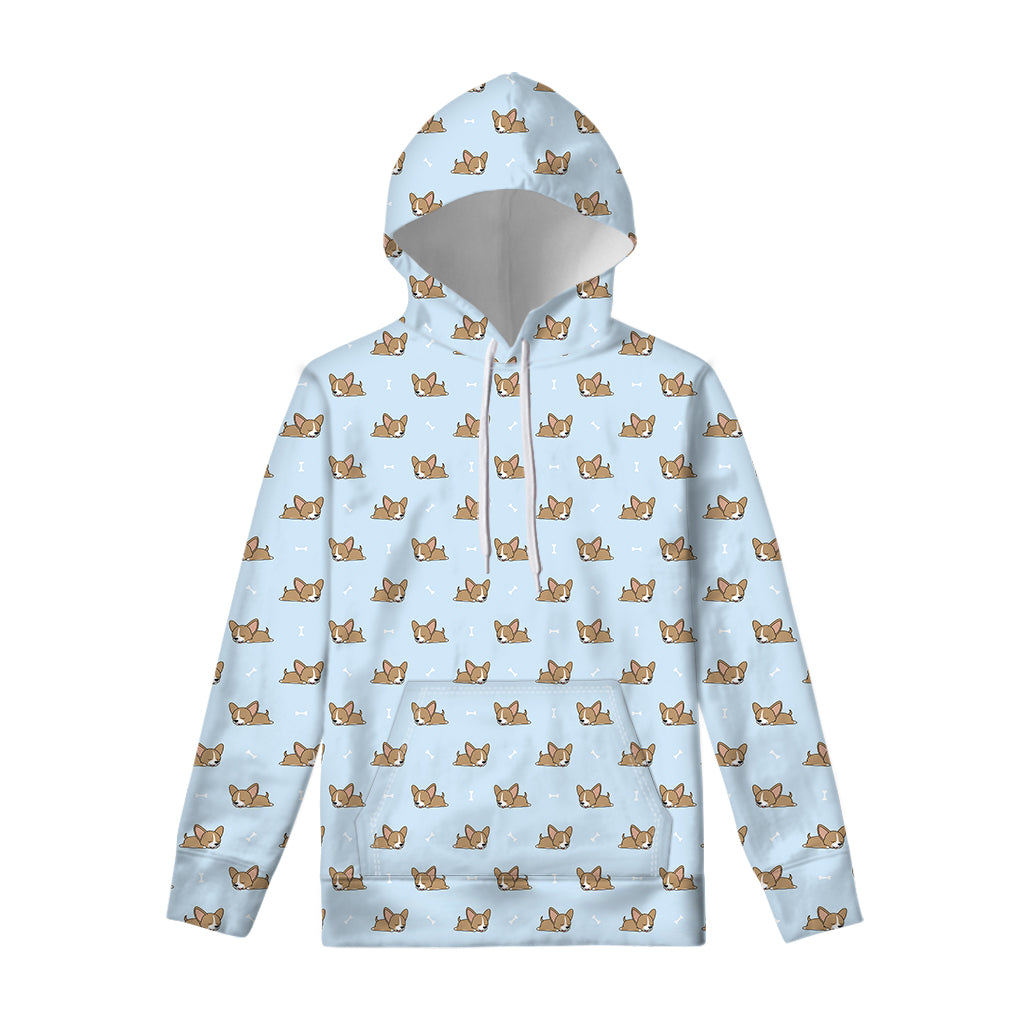 Sleeping Chihuahua Pattern Print Pullover Hoodie