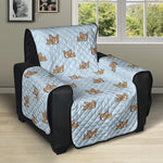 Sleeping Chihuahua Pattern Print Recliner Protector