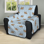 Sleeping Chihuahua Pattern Print Recliner Protector