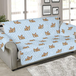 Sleeping Chihuahua Pattern Print Sofa Protector