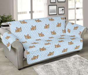 Sleeping Chihuahua Pattern Print Sofa Protector