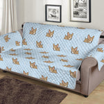 Sleeping Chihuahua Pattern Print Sofa Protector