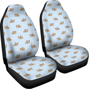 Sleeping Chihuahua Pattern Print Universal Fit Car Seat Covers