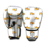 Sleeping Corgi Pattern Print Boxing Gloves