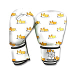 Sleeping Corgi Pattern Print Boxing Gloves